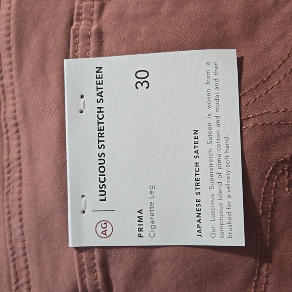 NWT AG-ED Adriano Goldschmied Prima Cigarette Leg Pants - Picture 6 of 7